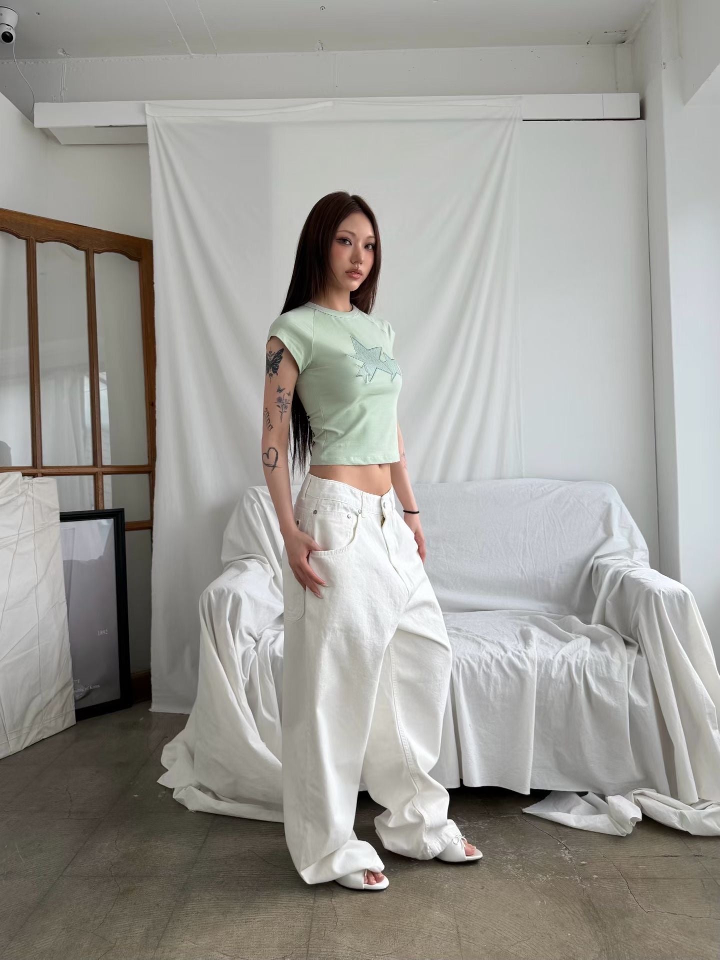 Star crop tee
