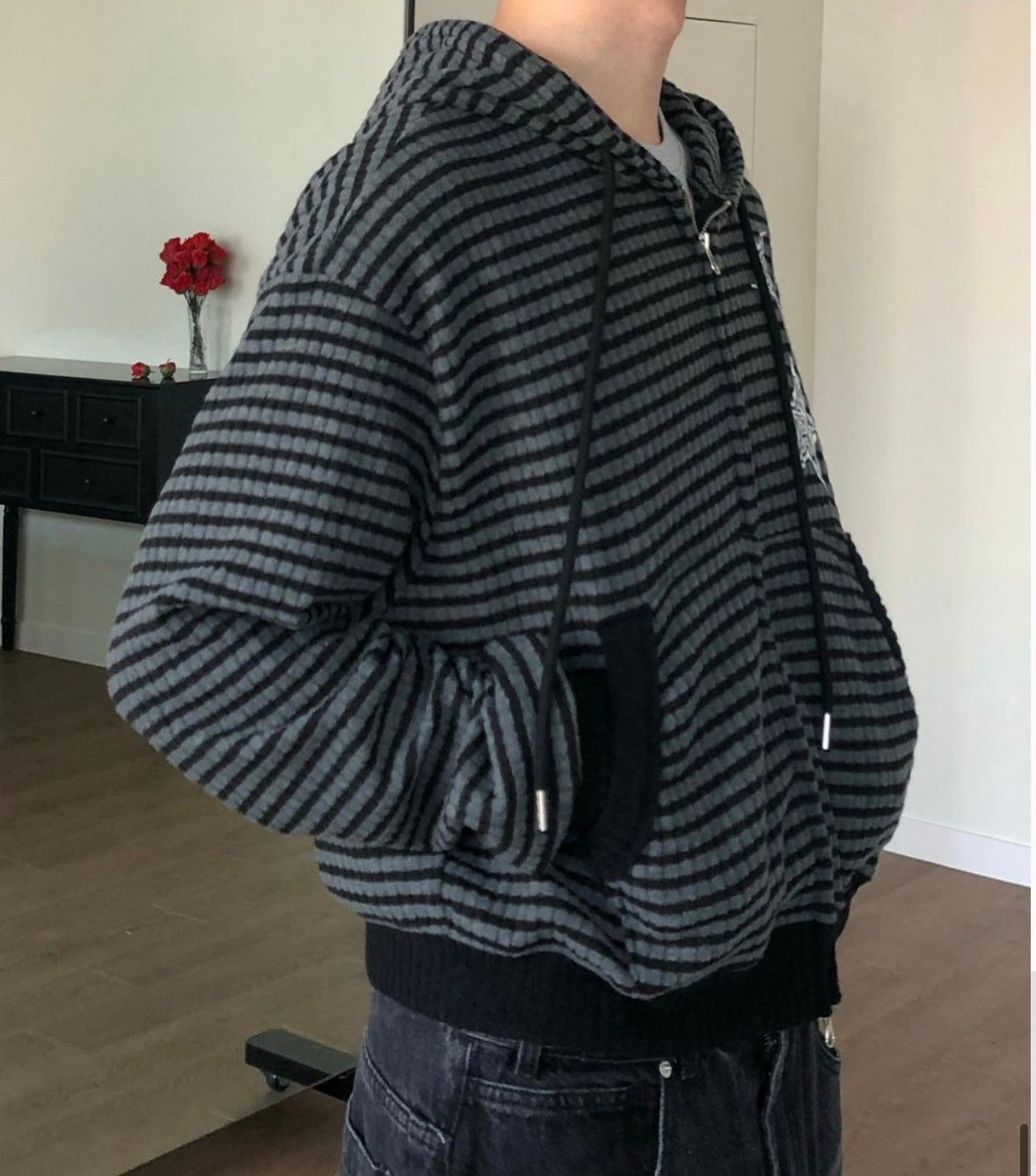 Unisex striped star jacket