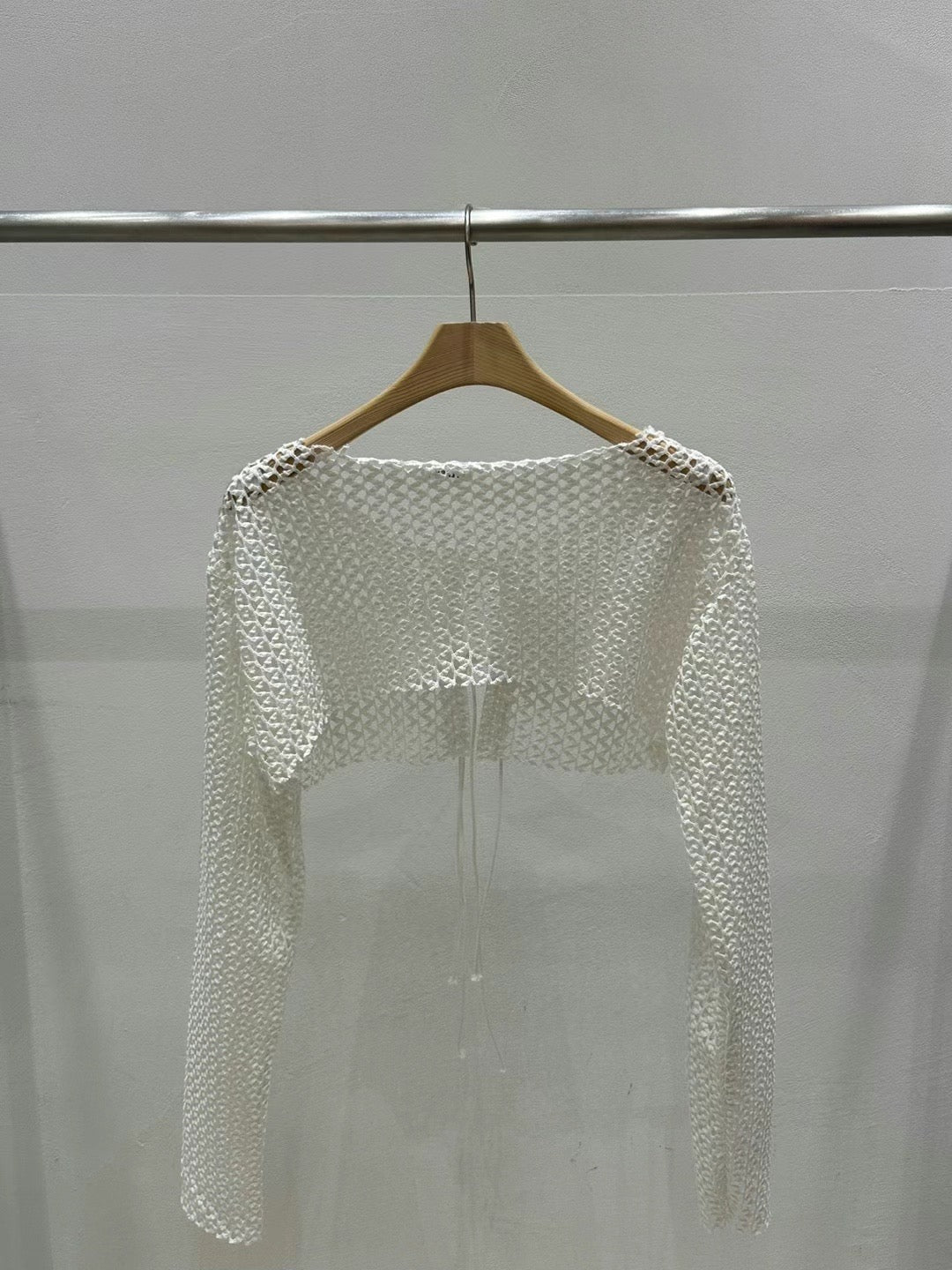 Summer net crop top