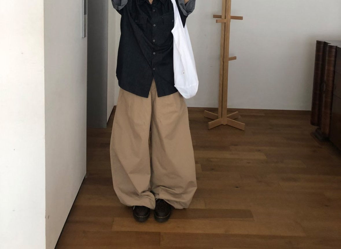 Unisex super wide pants