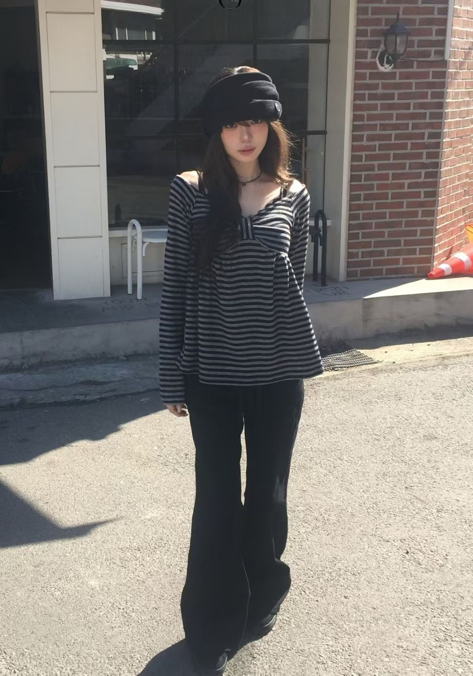 Ribbon off shoulder top