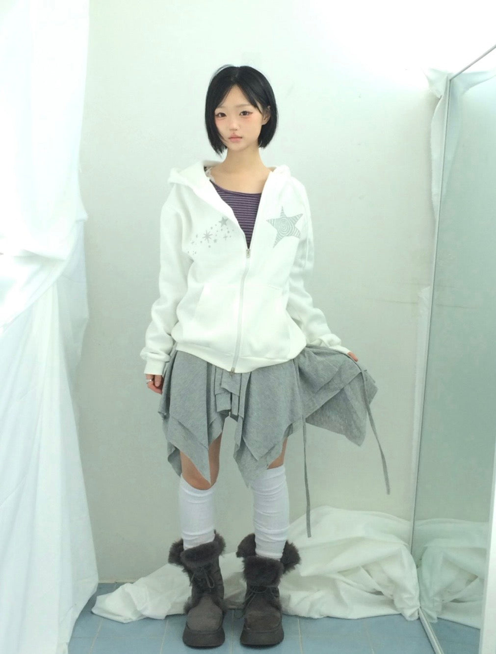 Star dizzy Zip hoodie