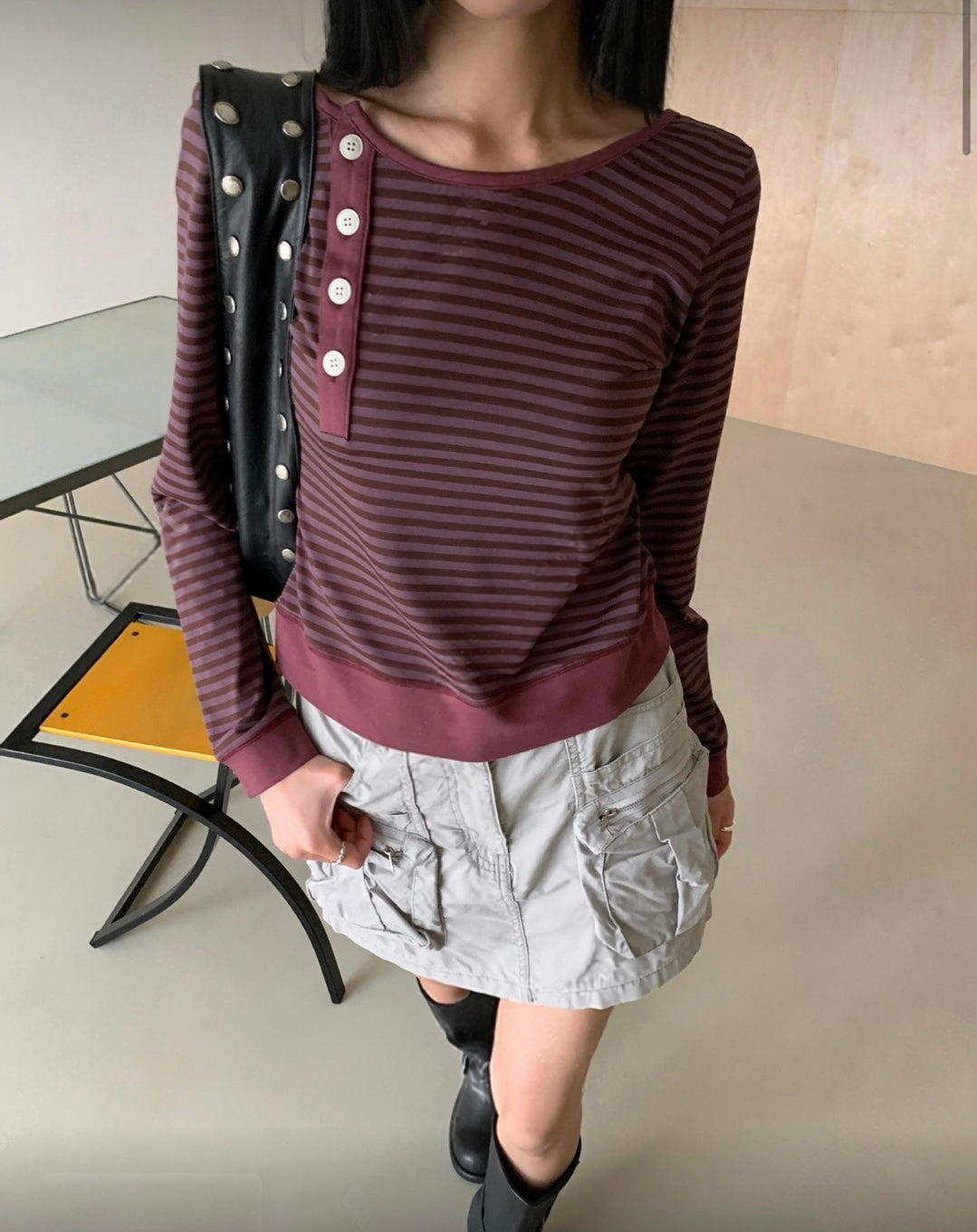 2way striped top