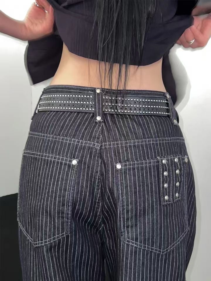 Unisex leng striped pants