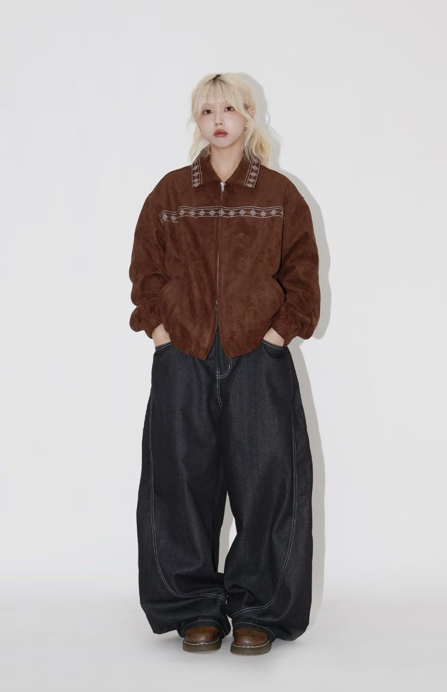 Must have!!明線super wide pants￼