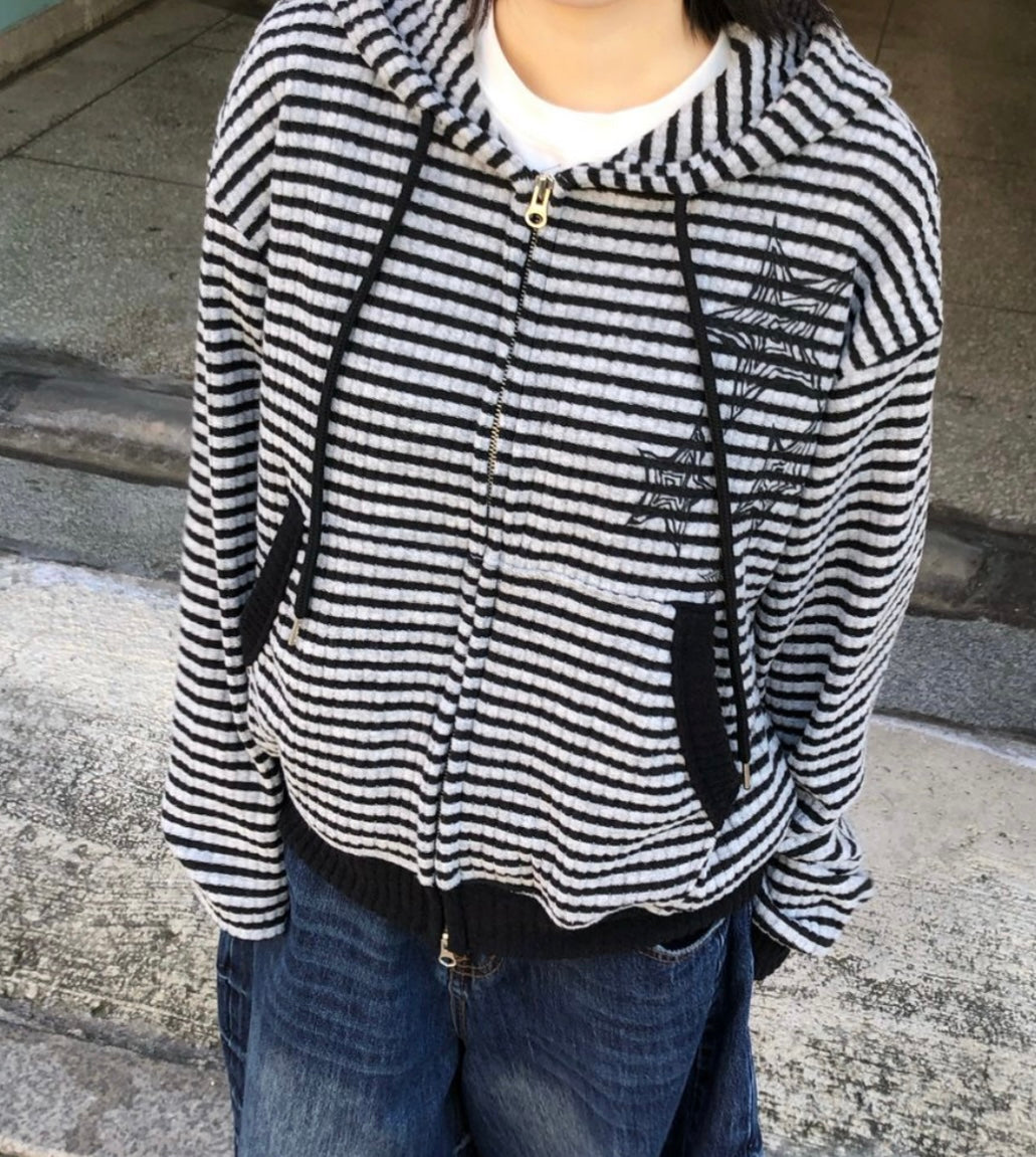 Unisex striped star jacket