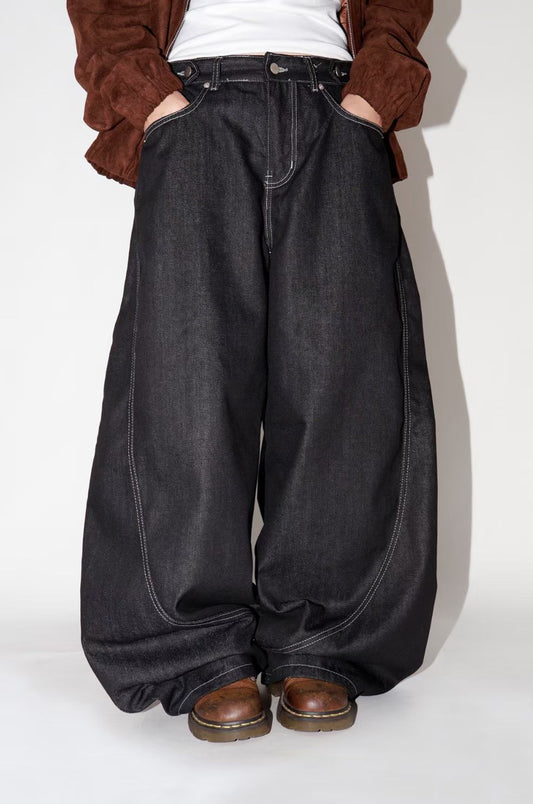 Must have!!明線super wide pants￼