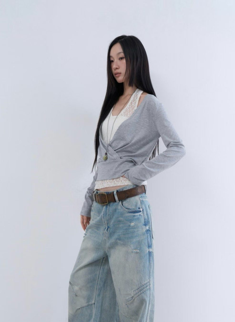 Autumn lace top set (可分拆)