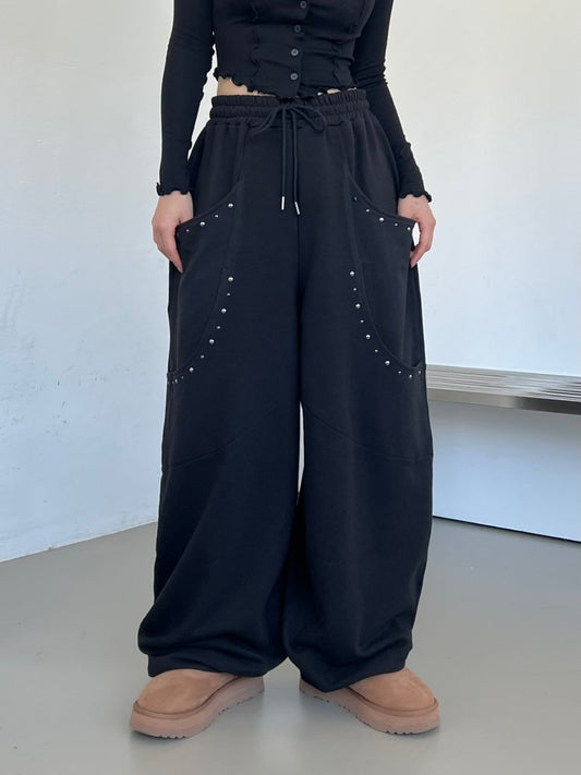 Cool pin cotton pants