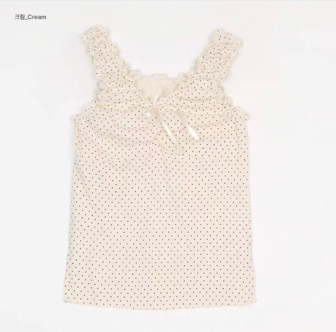 Pot ruffle ribbon tee