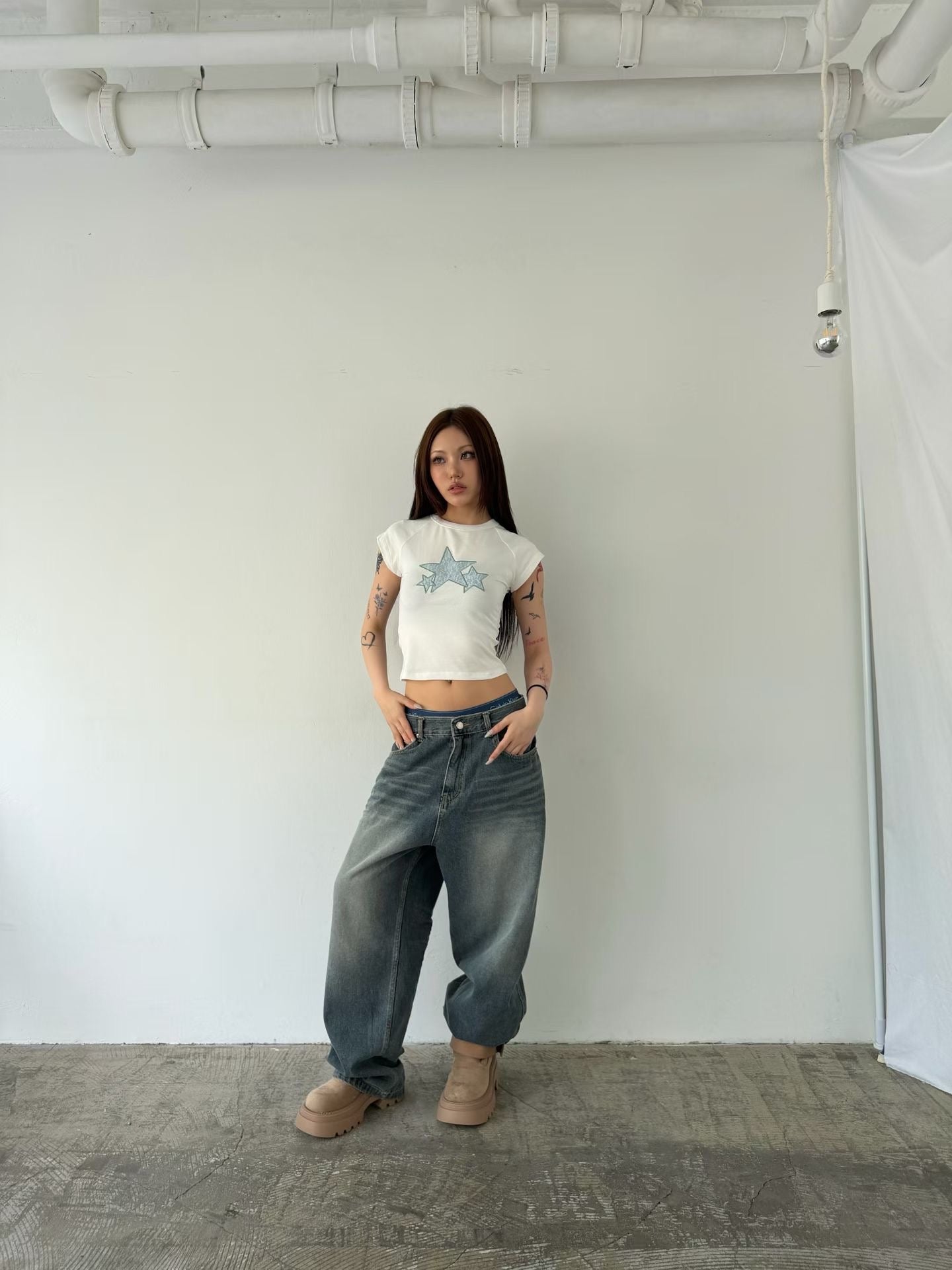 Star crop tee