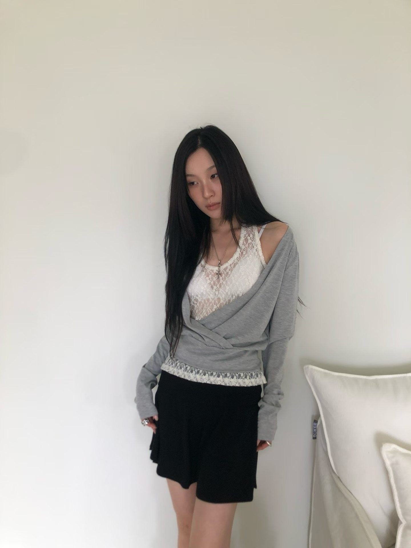 Autumn lace top set (可分拆)