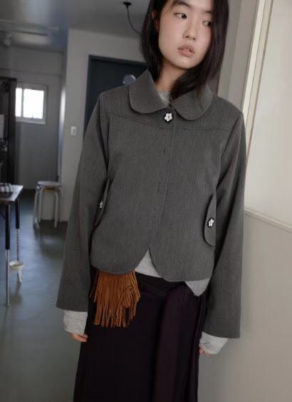 Must have!!! 花花西裝外套