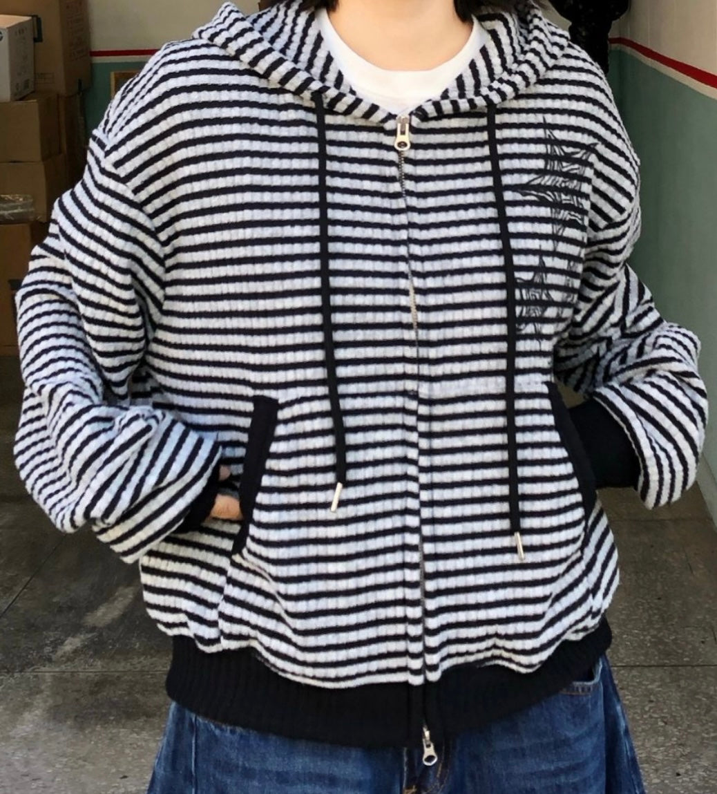 Unisex striped star jacket