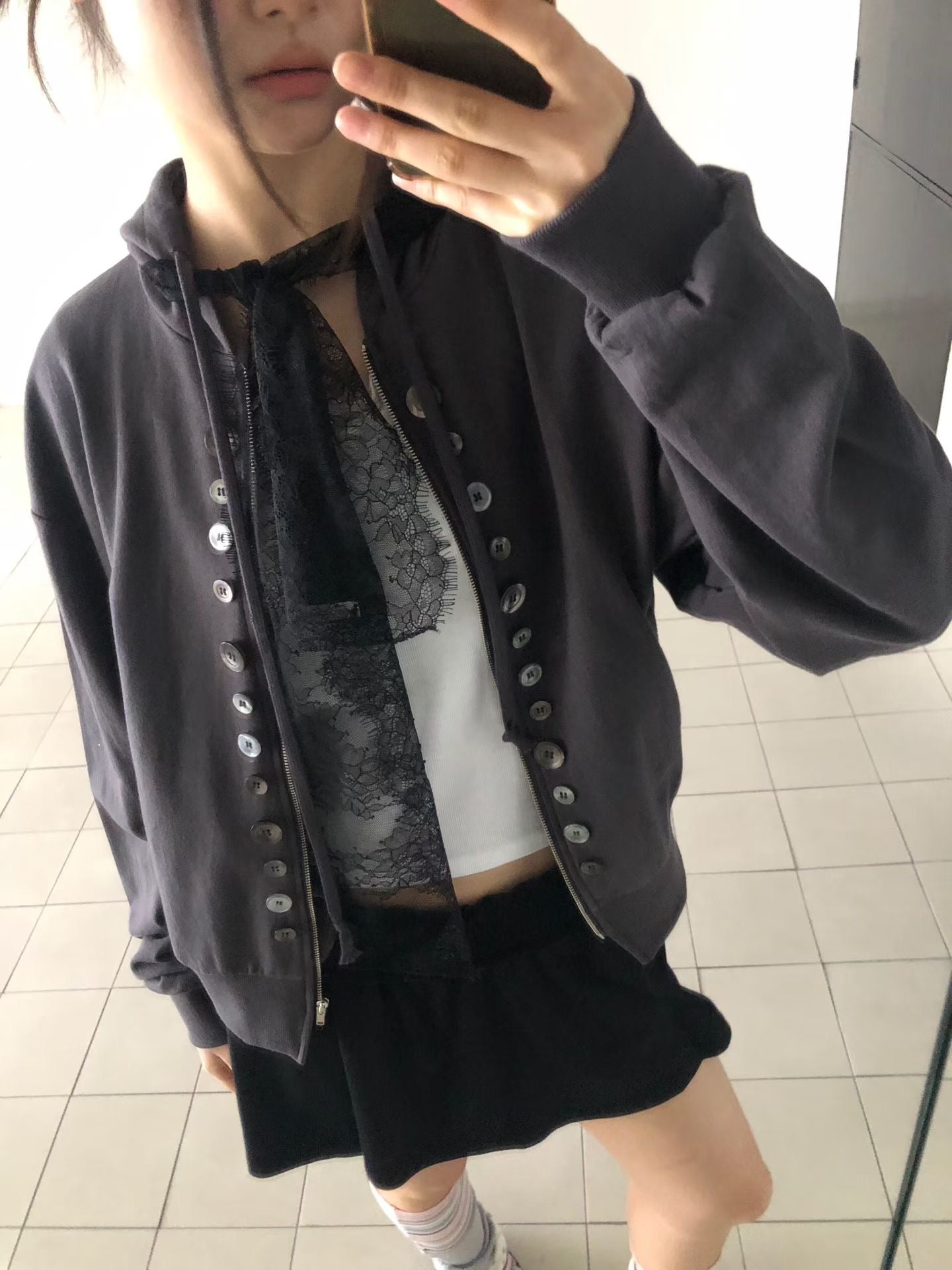 Special button jacket