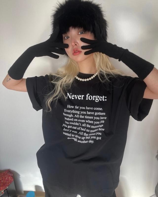 Unisex never forget tee