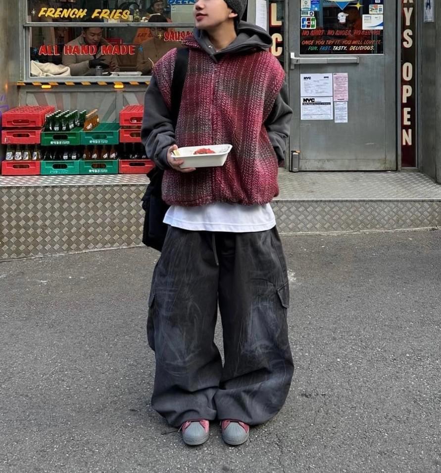 Unisex super wide street pants