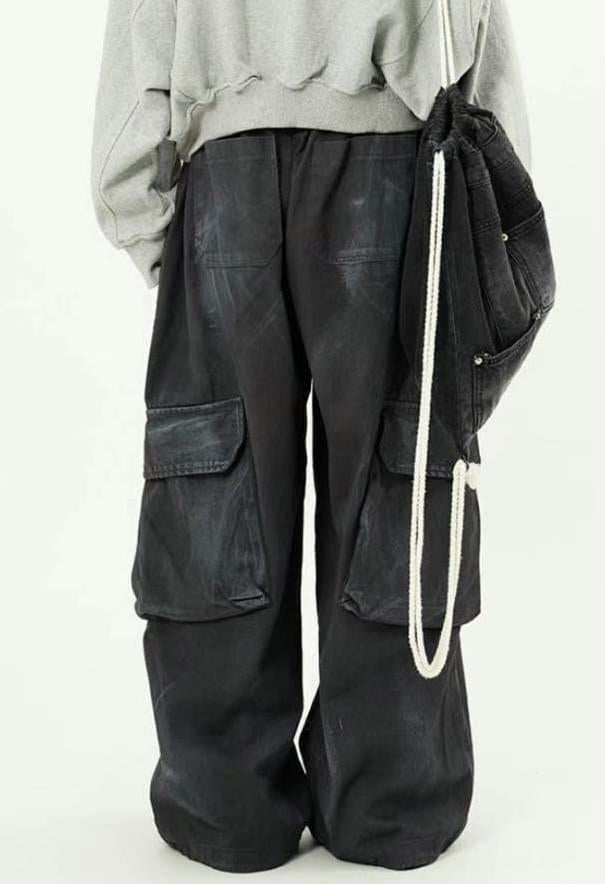 Unisex super wide street pants