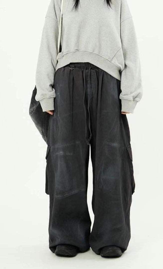 Unisex super wide street pants