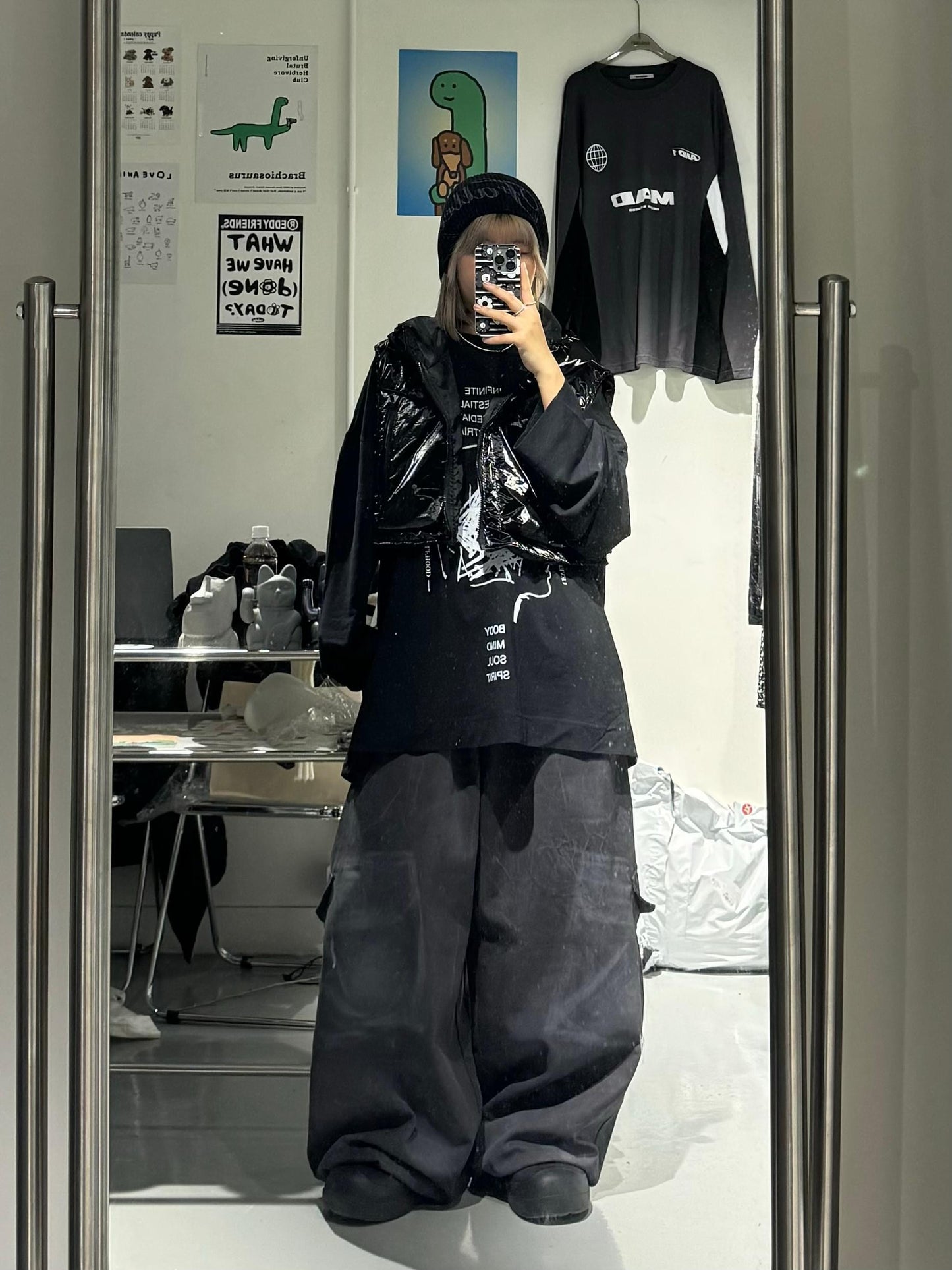 Unisex super wide street pants