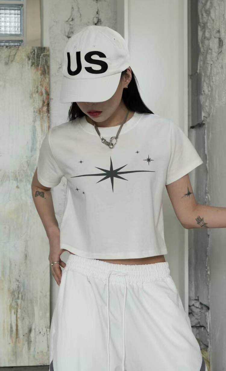 Star crop tee