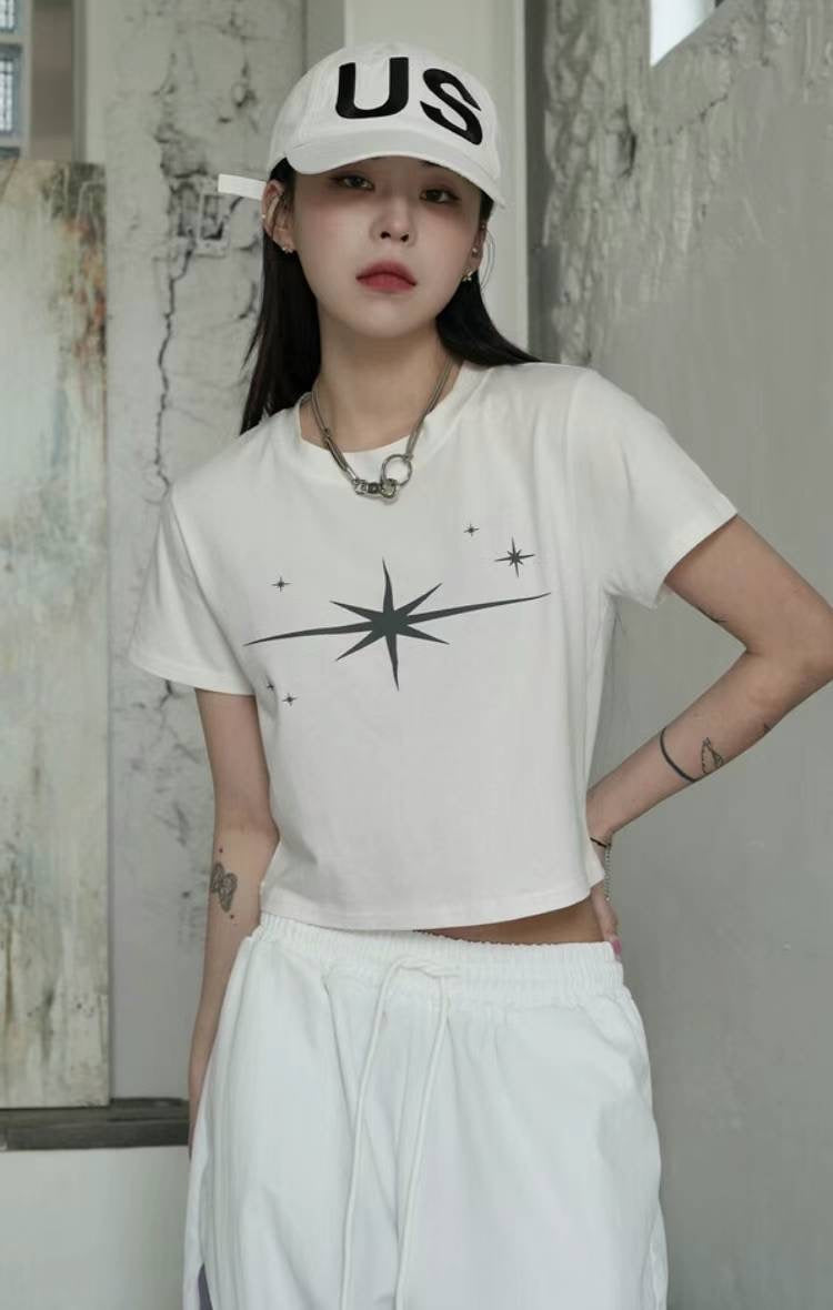 Star crop tee